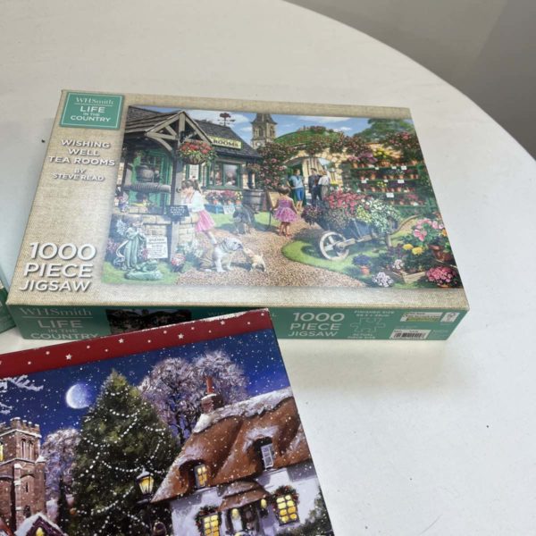 1040 – WH Smith 1000 Piece Jigsaw Puzzles x 5 (Collection Fforestfach) - Image 3