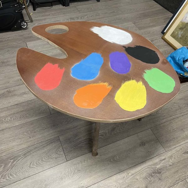 1079 – Painters Pallete Table  (Fforestfach Collection)