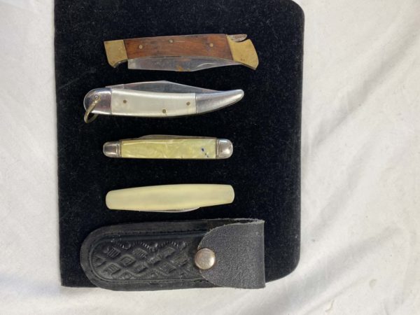 JB1004-COLLECTION OF 4 PEN KNIVES (FFORESTFACH)