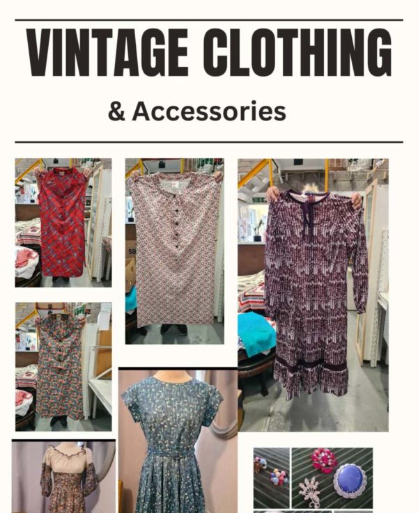 CLOTHING SALE £2.00, VINTAGE CLOTHING, HANDMADE CARDS STAURDAY 22ND FEBRUARY