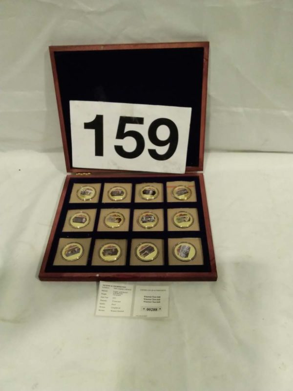 lot 159 Winston Churchill coin collection