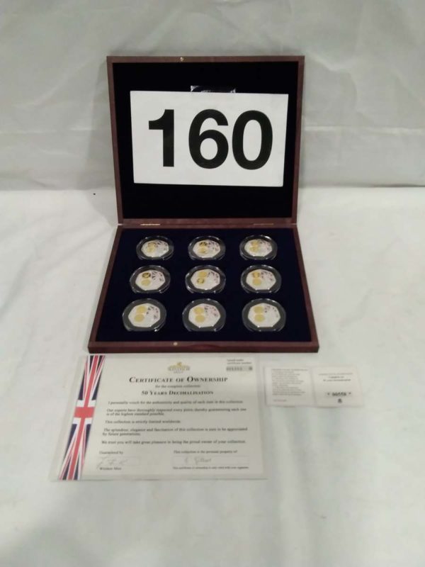 lot 160 50 years decimalisation coin set