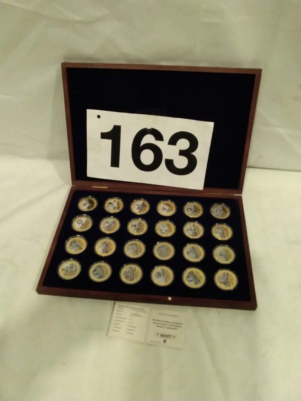 lot 163 Famous seafarer and Explorers coin collection