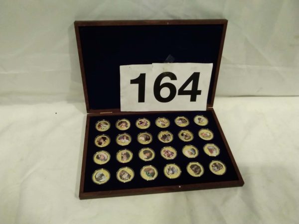 lot 164 Princess Diana cased coin collection