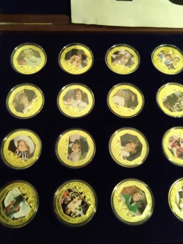 lot 164 Princess Diana cased coin collection - Image 2