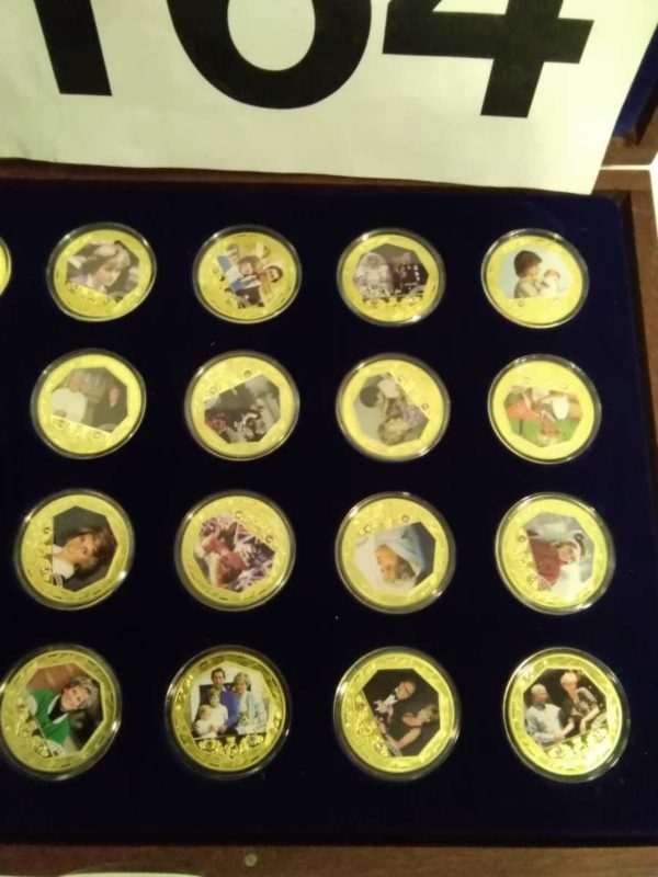 lot 164 Princess Diana cased coin collection - Image 3