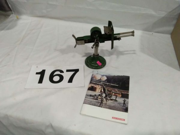 lot 167 1940’s Astra Pharos ” no25″ twin barrel Pom Pom aircraft gun model