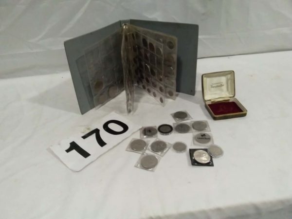 lot 170 assorted coins loose & in folder - Image 2