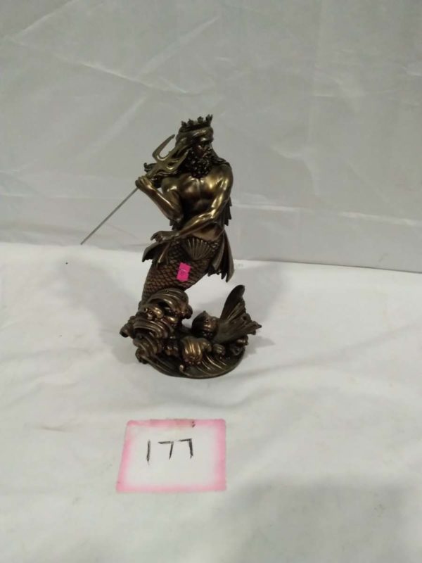 lot 177 figure of Poseidon 12.5″