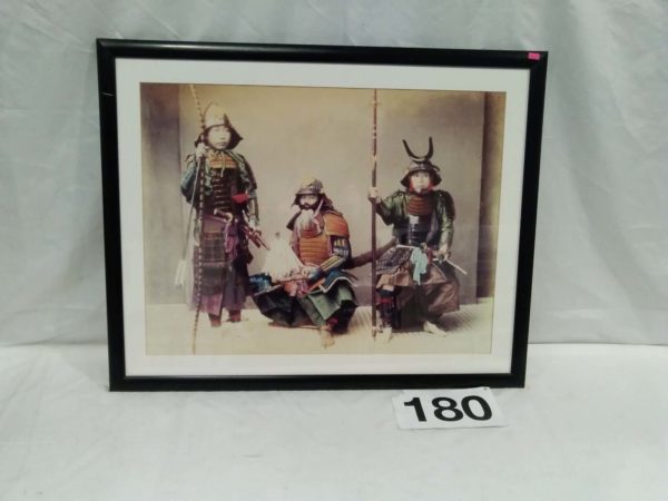 lot 180 framed samuiri warrior print