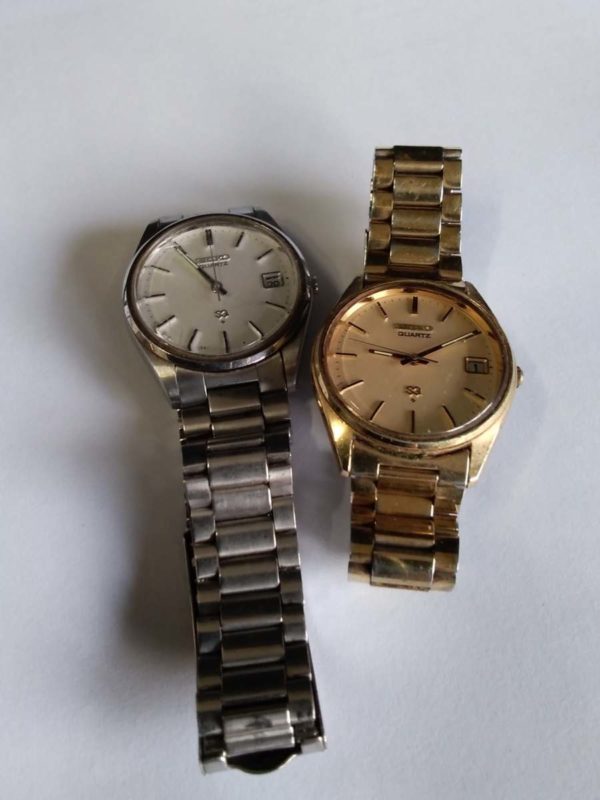 lot 204 2x vintage Seiko Quartz wrist watch’s