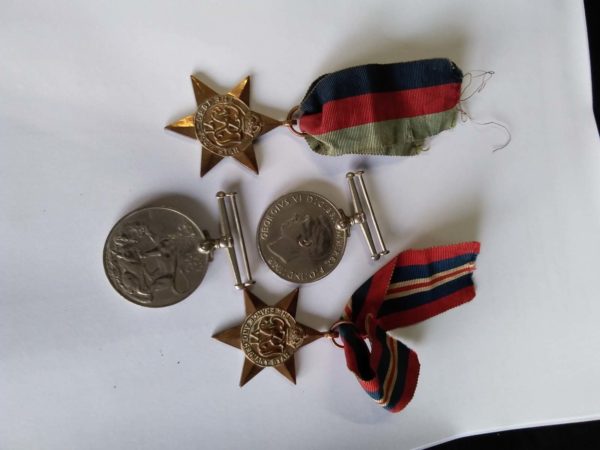 lot 205 group of 4 WW2 medals