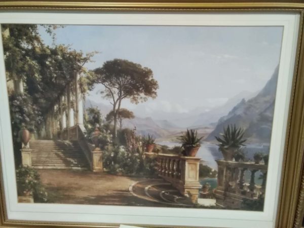 lot 226 6 large framed pictures - Image 5