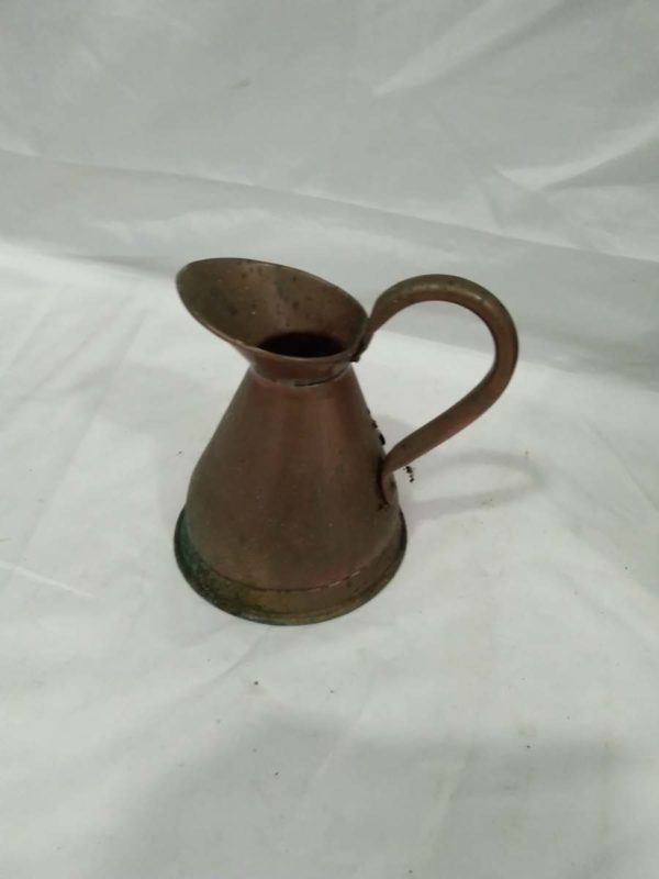 lot 230 sauce pans, copper jug, wooden barrel - Image 4