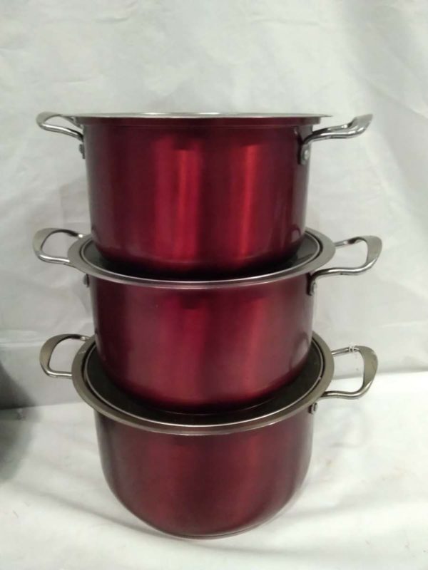 lot 230 sauce pans, copper jug, wooden barrel - Image 3