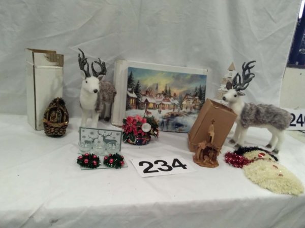 lot 234 Christmas ornaments & decorations - Image 10