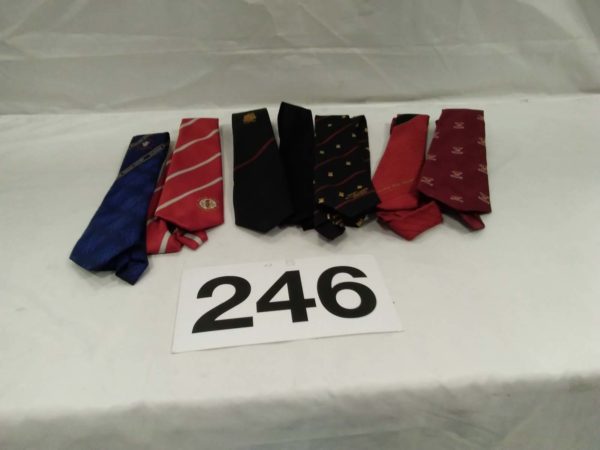 lot 246 7 x gents ties including sporting