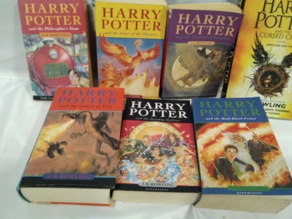 lot 256 7 x Harry Potter novels - Image 4