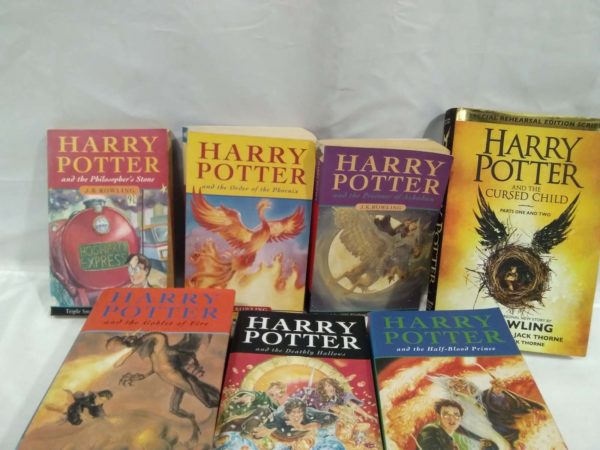 lot 256 7 x Harry Potter novels - Image 3