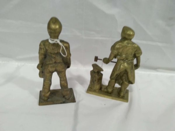 lot 258 brass miner & blacksmith figures - Image 6