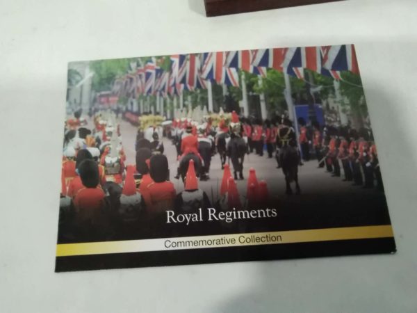 lot 266 incomplete boxed set of ‘The Royal Regiment’s’  in presentation case with cert - Image 5