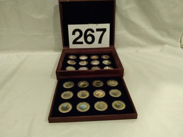 lot 267 complete boxed set of ‘Ships of the Royal Navy’  in presentation case