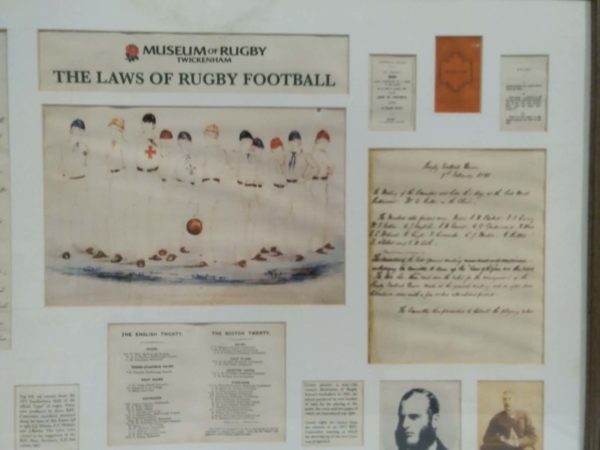 lot 268 Twickenham Rugby Mueseum Ltd edition 957/1000 ” laws of Rugby Football - Image 4