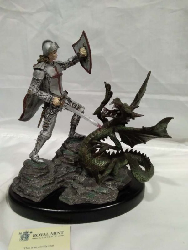 lot 275 Royal Mint Classics limited edition George & Dragon Figurine - Image 5