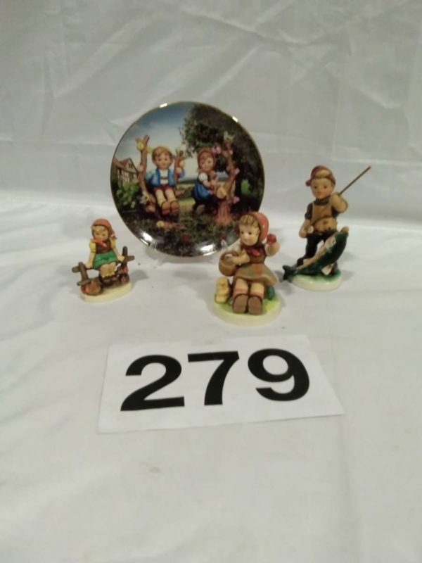 lot 279 Danbury mint Hummel plate, West German Friedel Alvaria Figurine, 2x Goebel Figures - Image 11