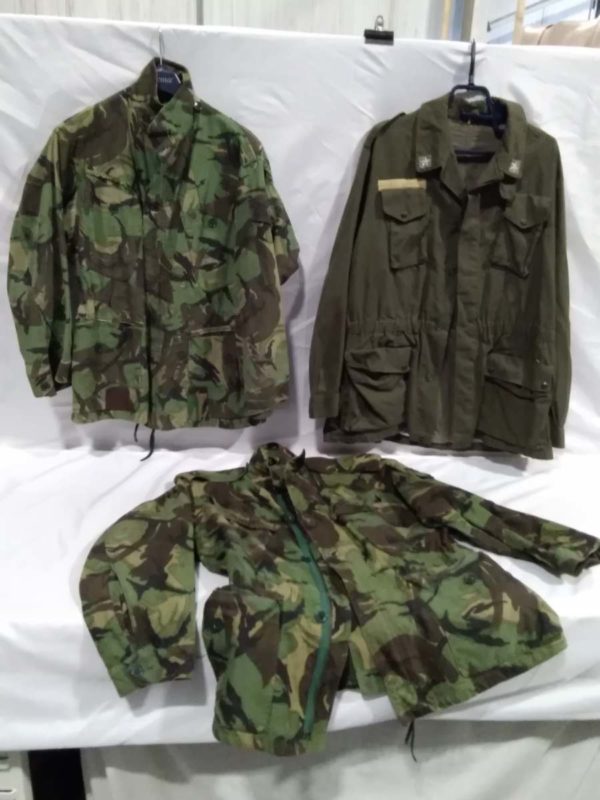 lot 281 3 vintage combat jackets 2x British-Nato 1 x Italian Officer