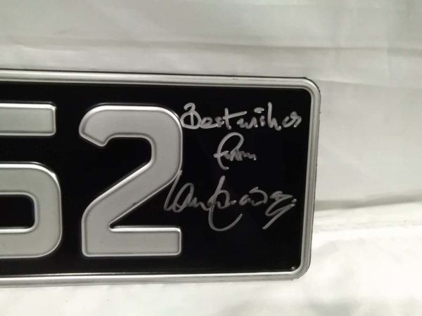 lot 282 Signed Number plate from Corporal Jones Van Dads army - Image 3