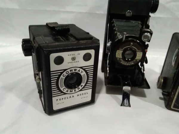 lot 285 4 vintage cameras - Image 3