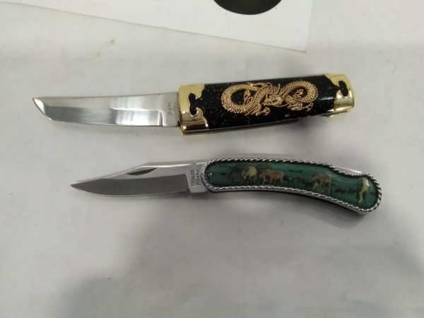 lot 309 collectable Japanese & united States pen knives - Image 3