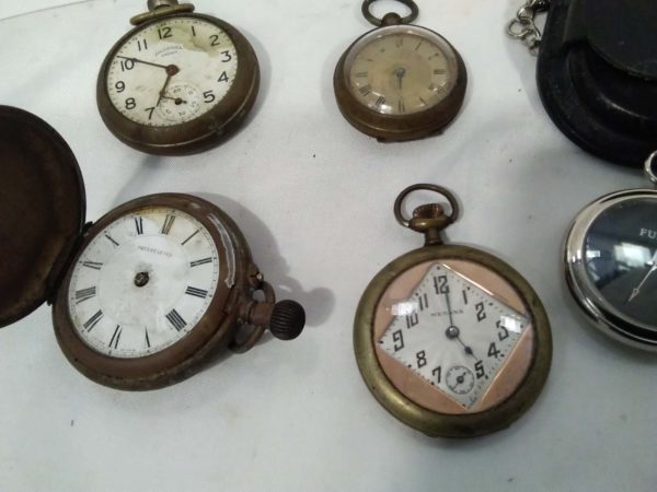 lot 313 collection of vintage pocket watches – spares or repairs - Image 2