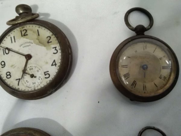 lot 313 collection of vintage pocket watches – spares or repairs - Image 5