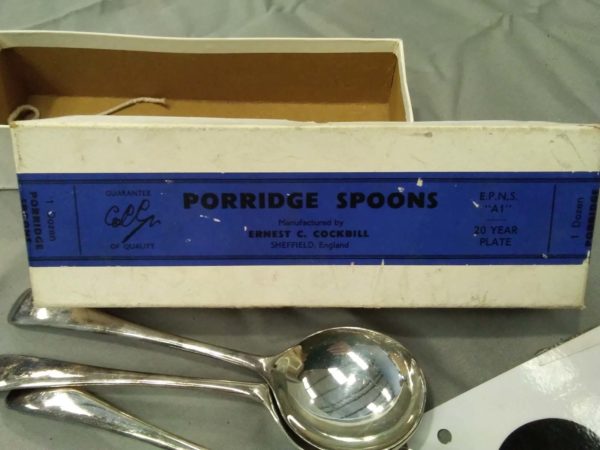 lot 322 quantity of vintage cutlery inc porridge spoons - Image 13