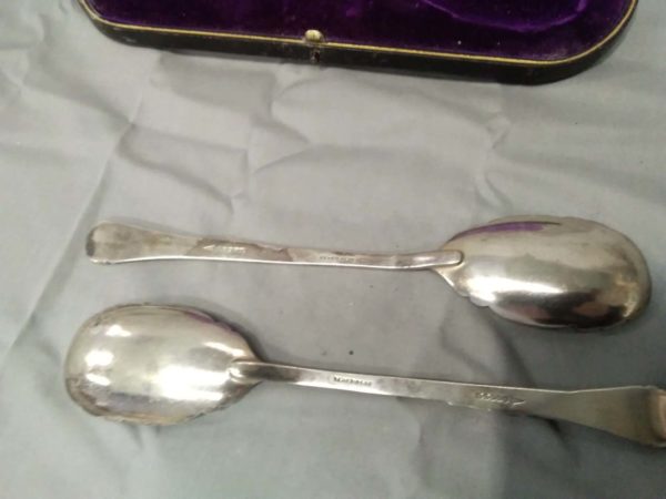 lot 327 Walker & Hall Sheffield cased serving spoons - Image 4