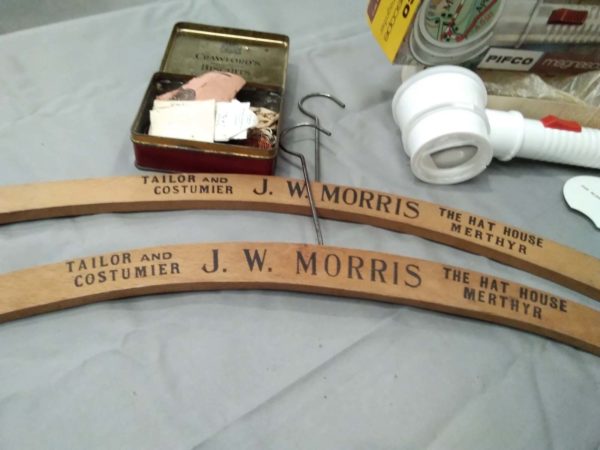 lot 331 Merthyr coat hangers & vintage items - Image 5