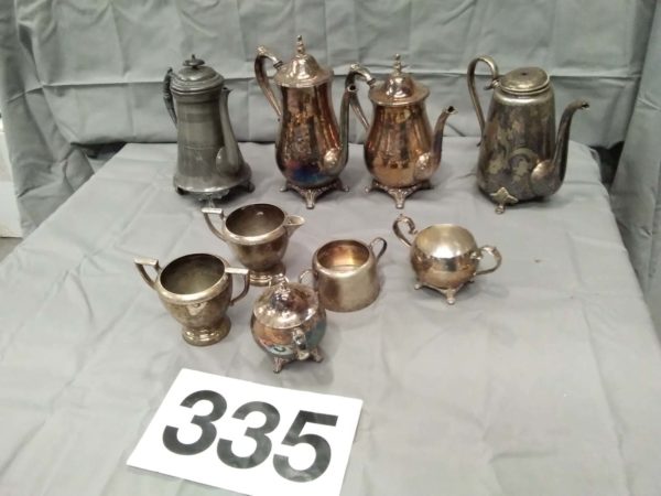 lot 335 vintage mixed metal ware - Image 2