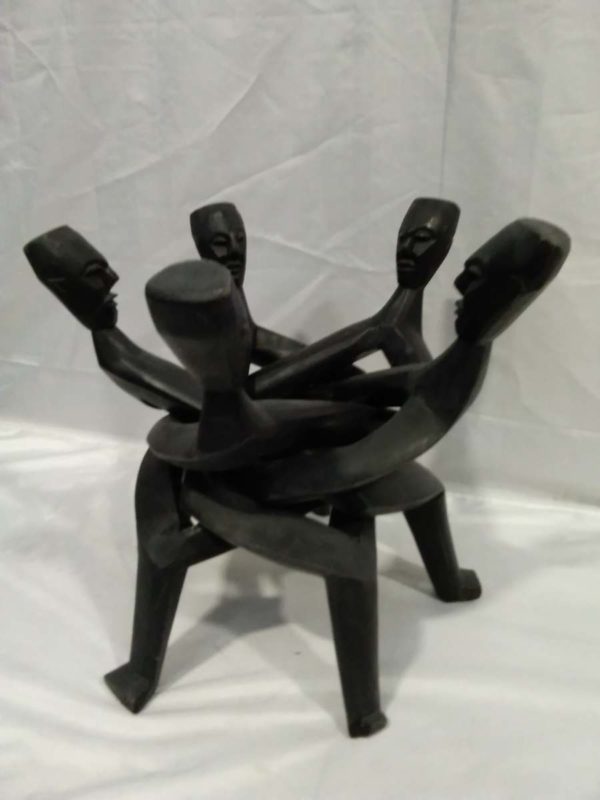 lot 352 African Pot  stand - Image 5