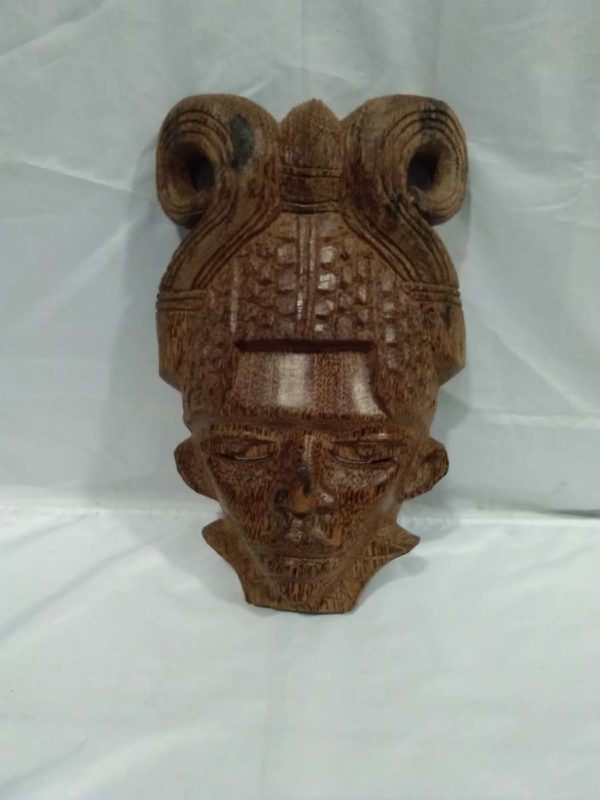 lot 353 carved African Mask