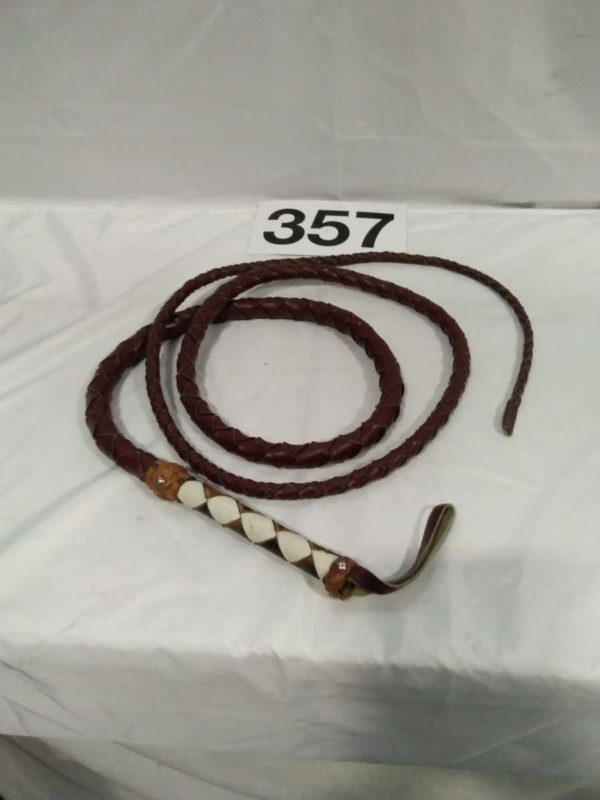 lot 357 Bull whip approx 3 meters long - Image 2