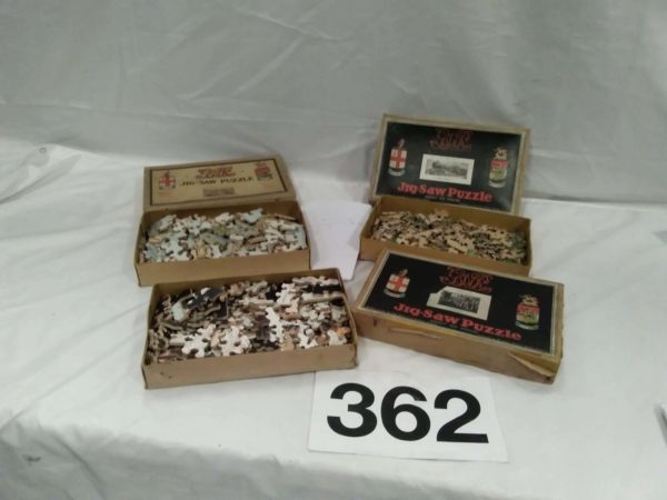 lot 362 3x jigsaw puzzles - Image 2