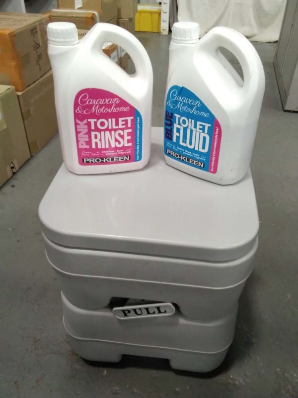 lot 367 chemical toilet & chemicals - Image 2