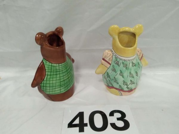 lot 403  2 x bears by Nina kitchen utensil holders - Image 7