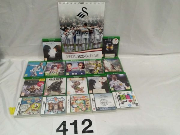 lot 412 Swansea City AFC 2025 calendar, Xbox & Nintendo games - Image 4