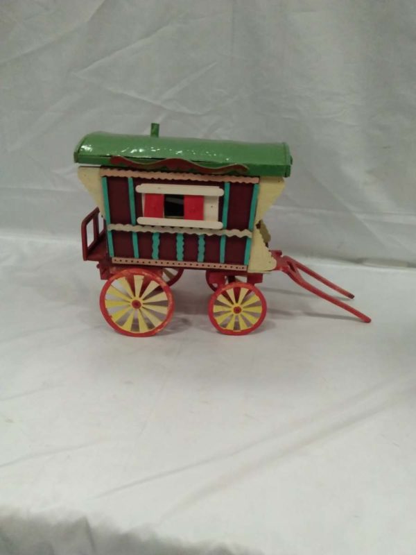 lot 425 vintage arts & crafts wooden travellers caravan