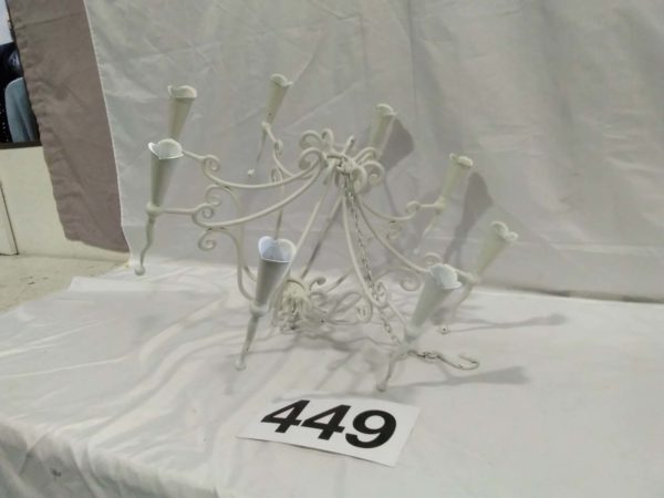 lot 449 wrought iron gothic candle candleabra