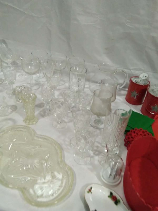 lot 452 various glassware & Christmas items - Image 5