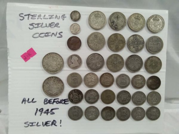 lot 506 presentation of coins inc sterling silver cons pre 1945 - Image 4